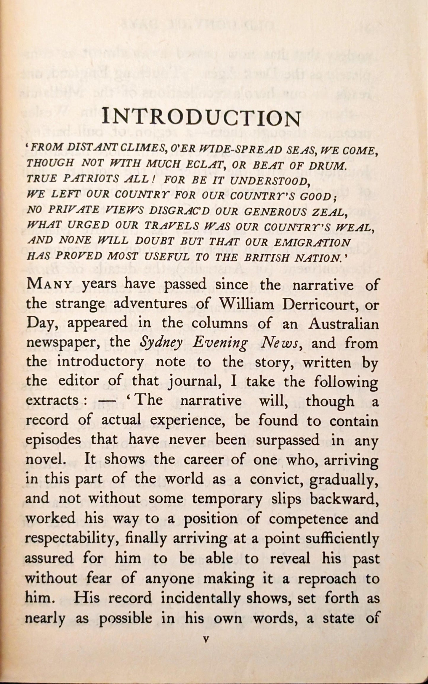 Old Convict Days by William Derrincourt edited by Louis Becke