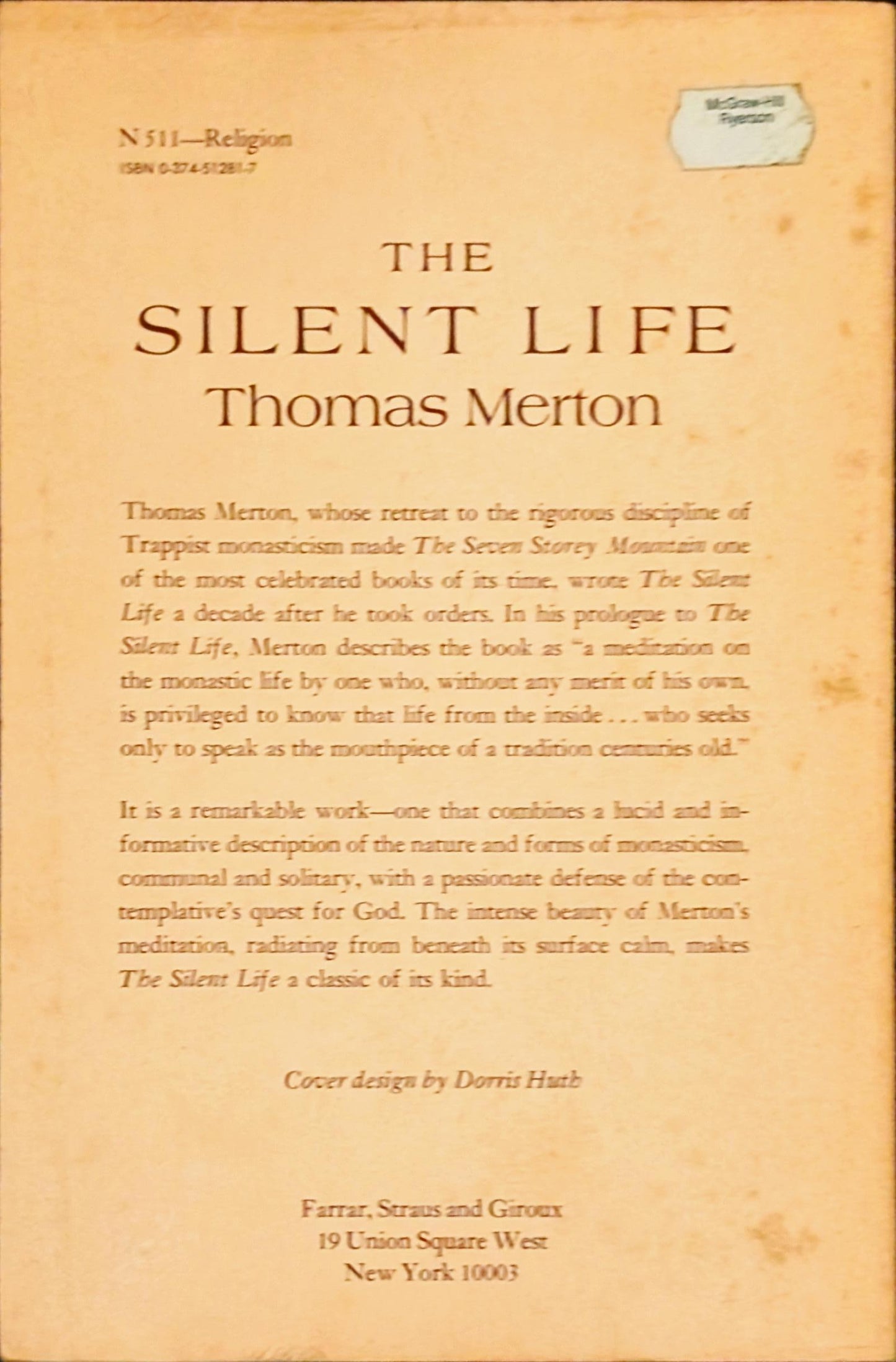 The Silent Life by Thomas Merton