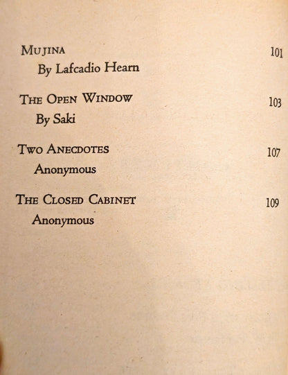 Tales to Be Told in the Dark edited by Basil Davenport