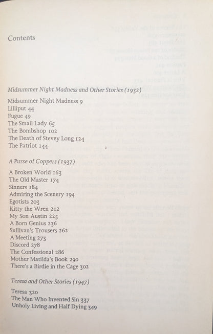 Midsummer Night Madness and Other Stories by Sean O'Faolain