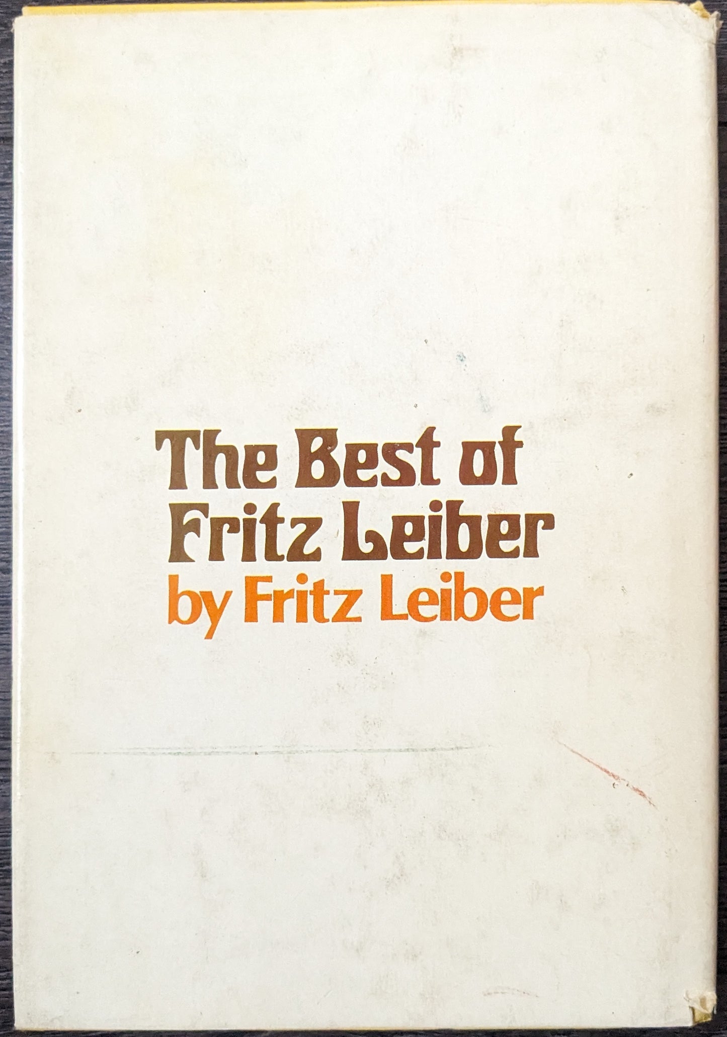 The Best of Fritz Leiber by Fritz Leiber