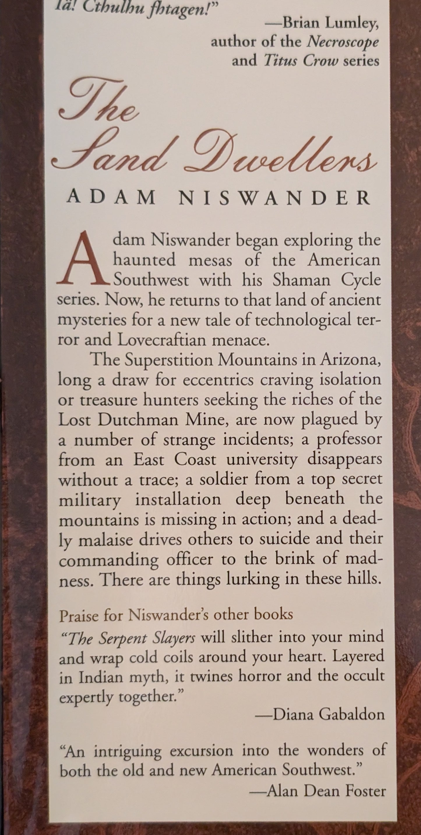 The Sand Dwellers by Andrew Niswander