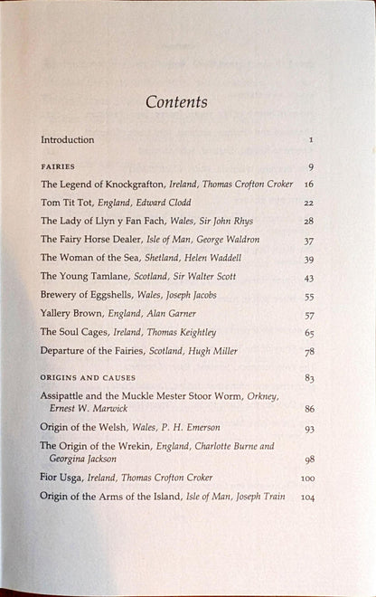 Folk-Tales of The British Isles edited by Kevin Crossley-Holland