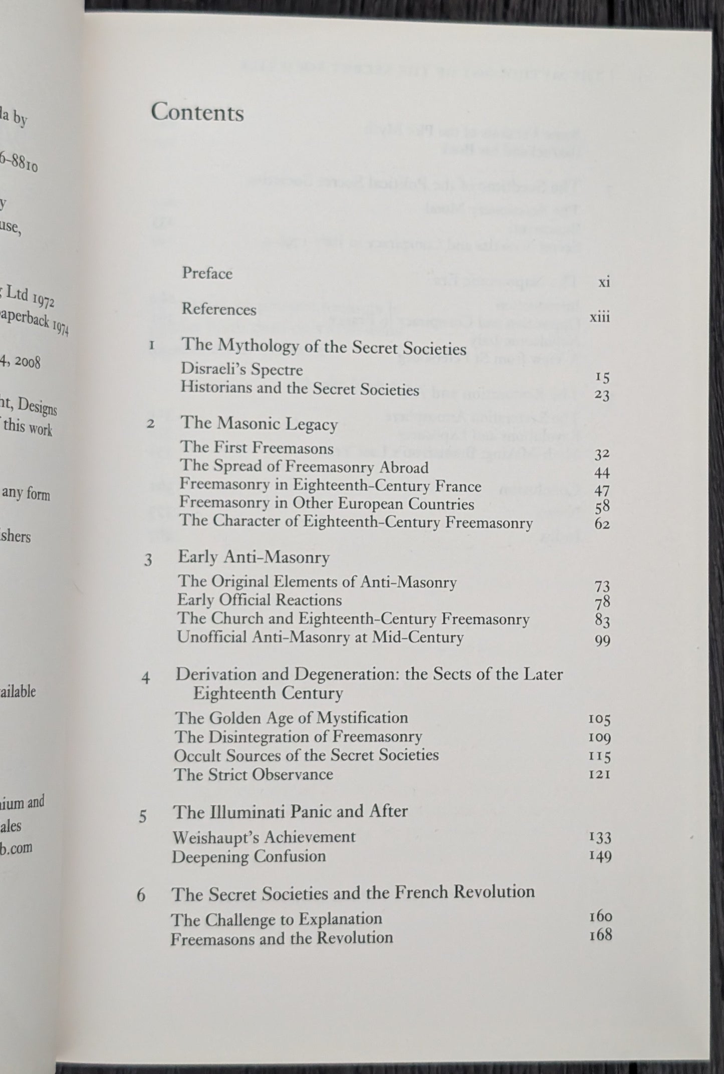 The Mythology of the Secret Societies by J.M Roberts