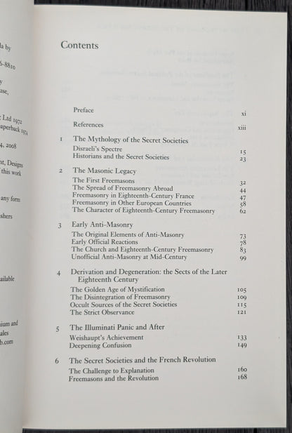 The Mythology of the Secret Societies by J.M Roberts