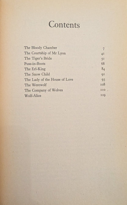 The Bloody Chamber and Other Stories by Angela Carter