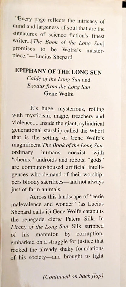 Epiphany of The Long Sun by Gene Wolfe