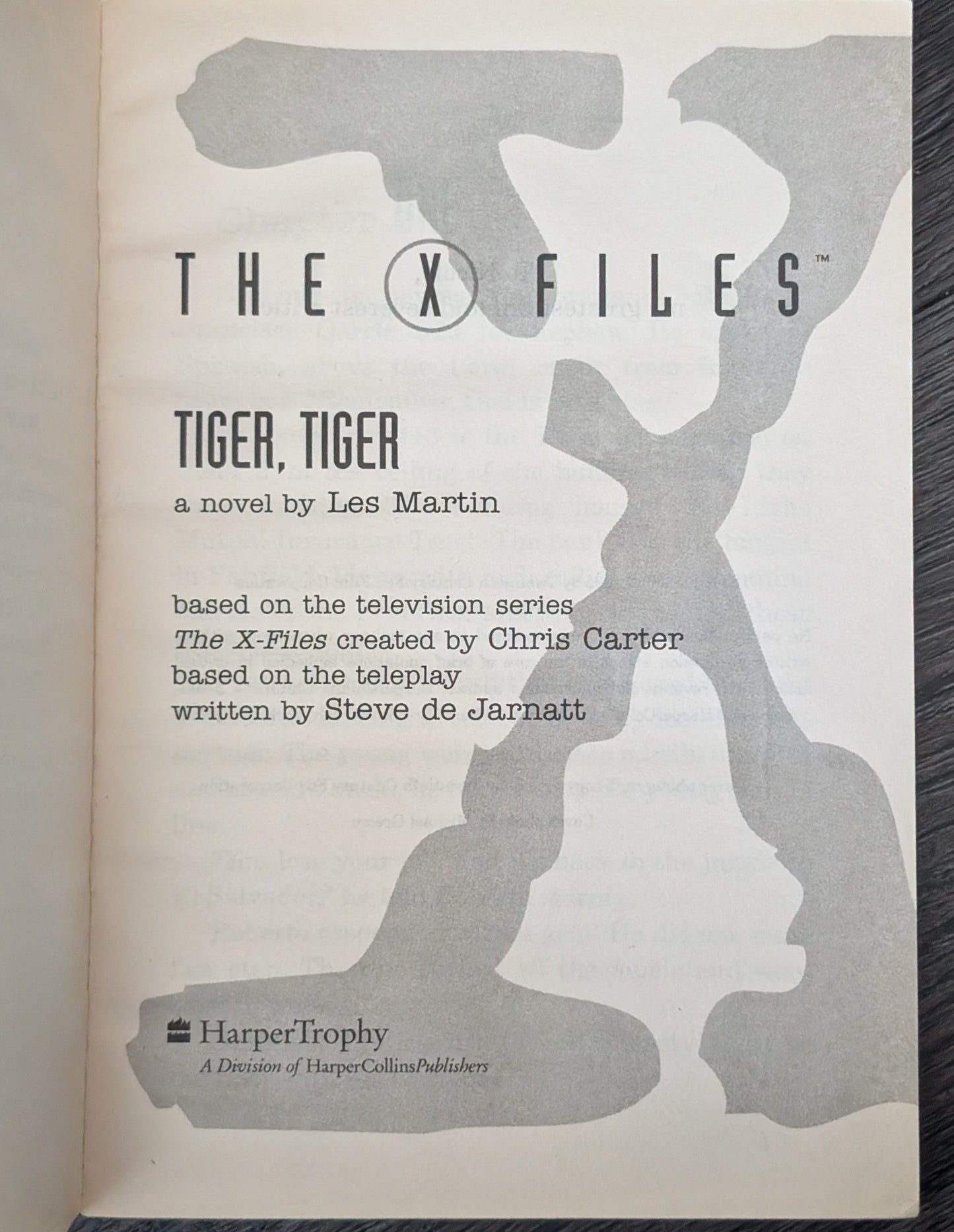 The X-Files #3: Tiger, Tiger by Les Martin