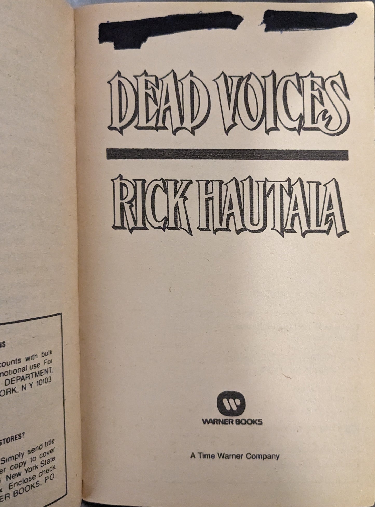 Dead Voices by Rick Hautala