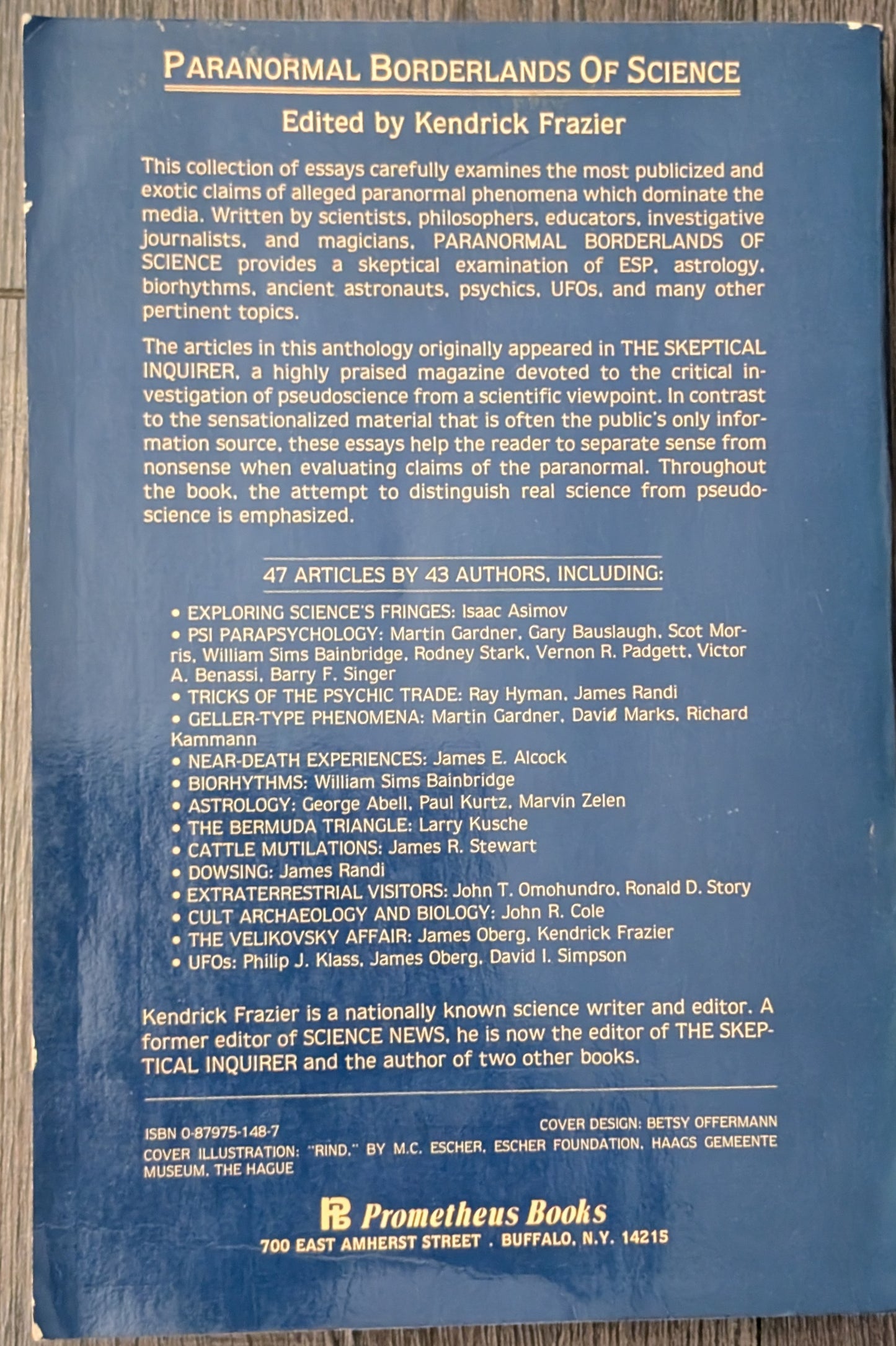 Paranormal Borderlands of Science edited by Kendrick Frazier