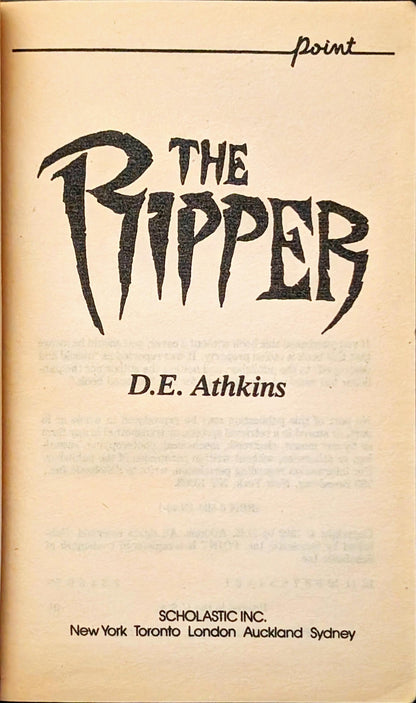 The Ripper by D.E Athkins