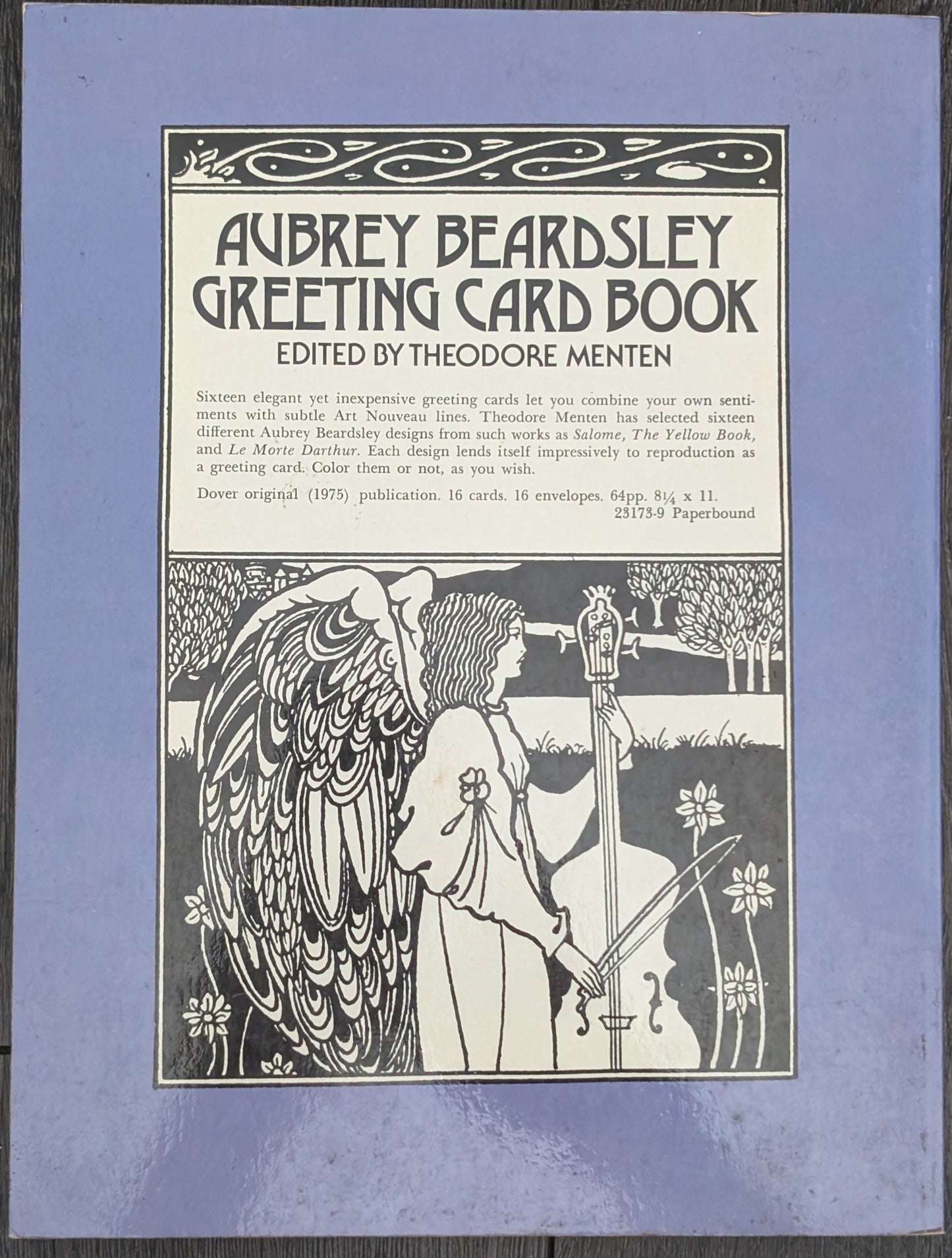 Aubrey Beardsley Greeting Card Book edited by Theodore Menten