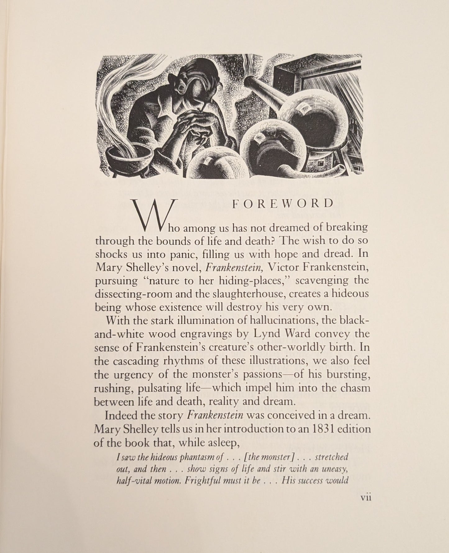 Frankenstein or the Modern Prometheus by Mary Wollstonecraft Shelley