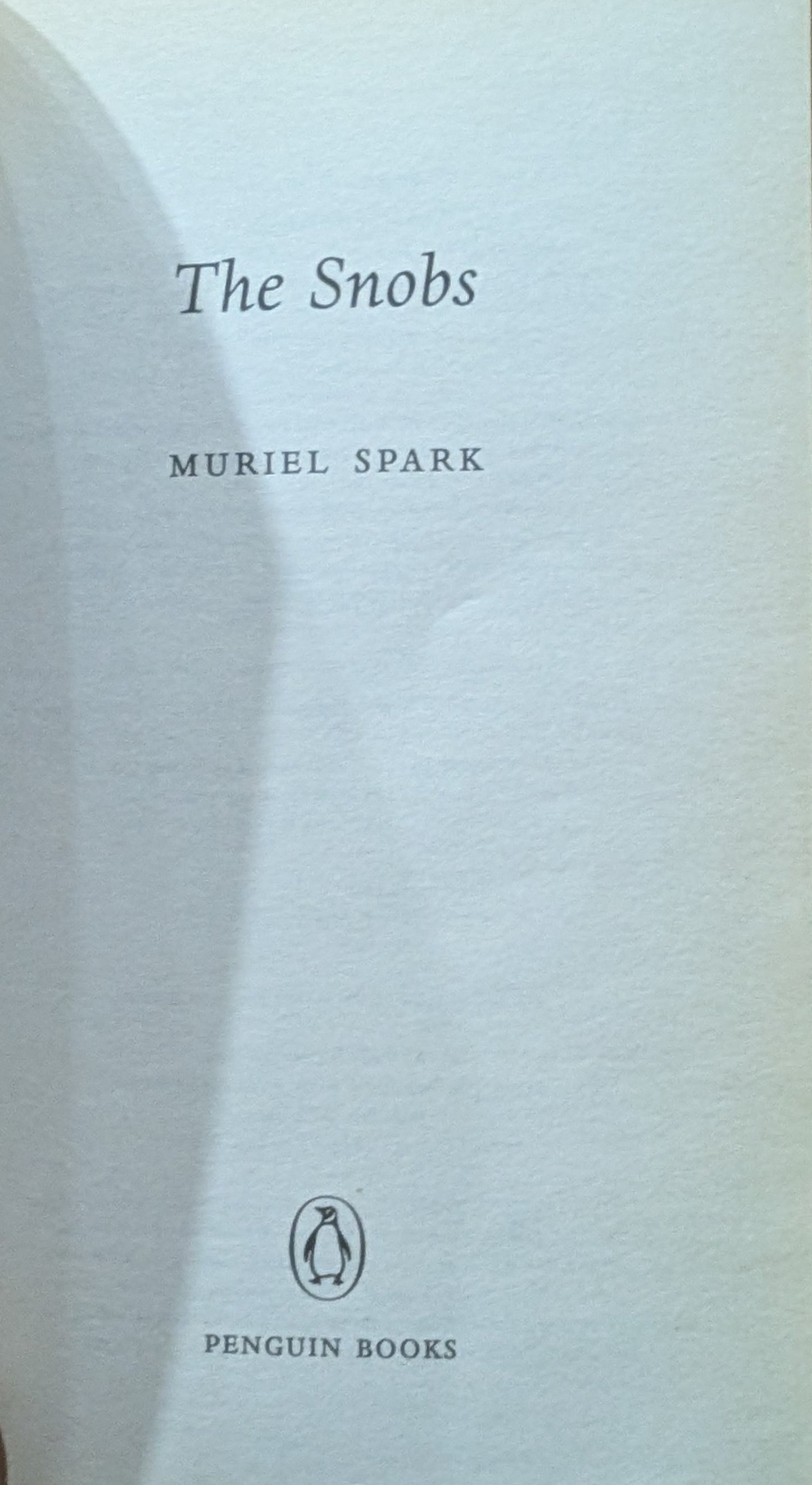 The Snobs by Muriel Spark