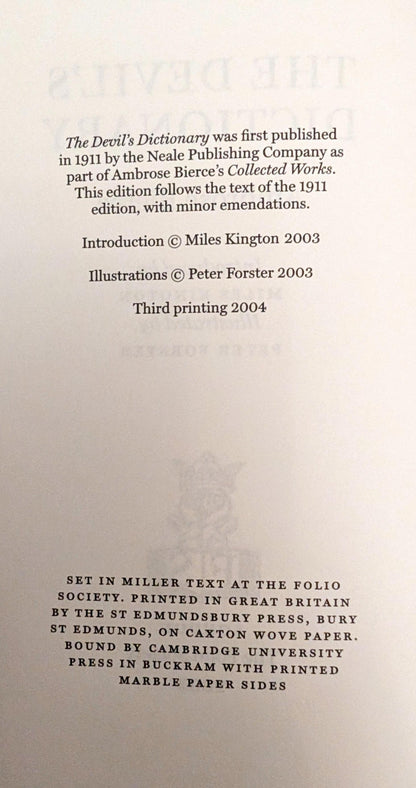 The Devil's Dictionary by Ambrose Bierce