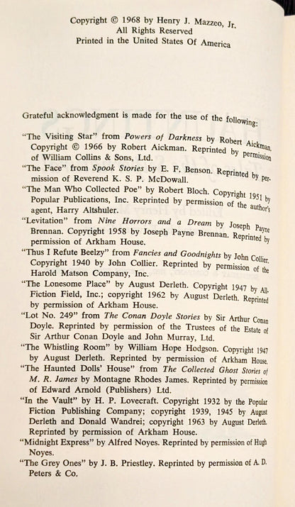 Hauntings: Tales of the Supernatural edited by Henry Mazzeo, illustrations by Edward Gorey