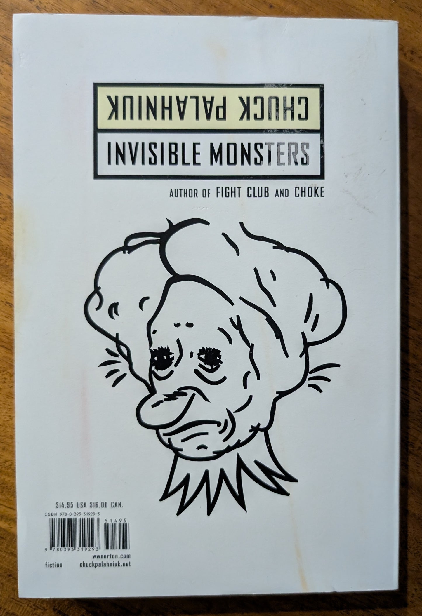 Invisible Monsters by Chuck Palahniuk