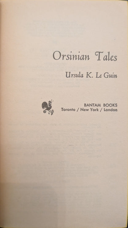 Orsinian Tales by Ursula K. Le Guin