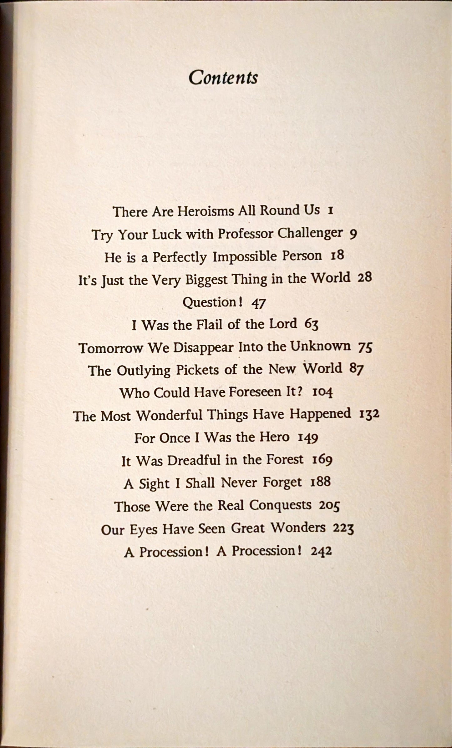 The Lost World by Sir Arthur Conan Doyle