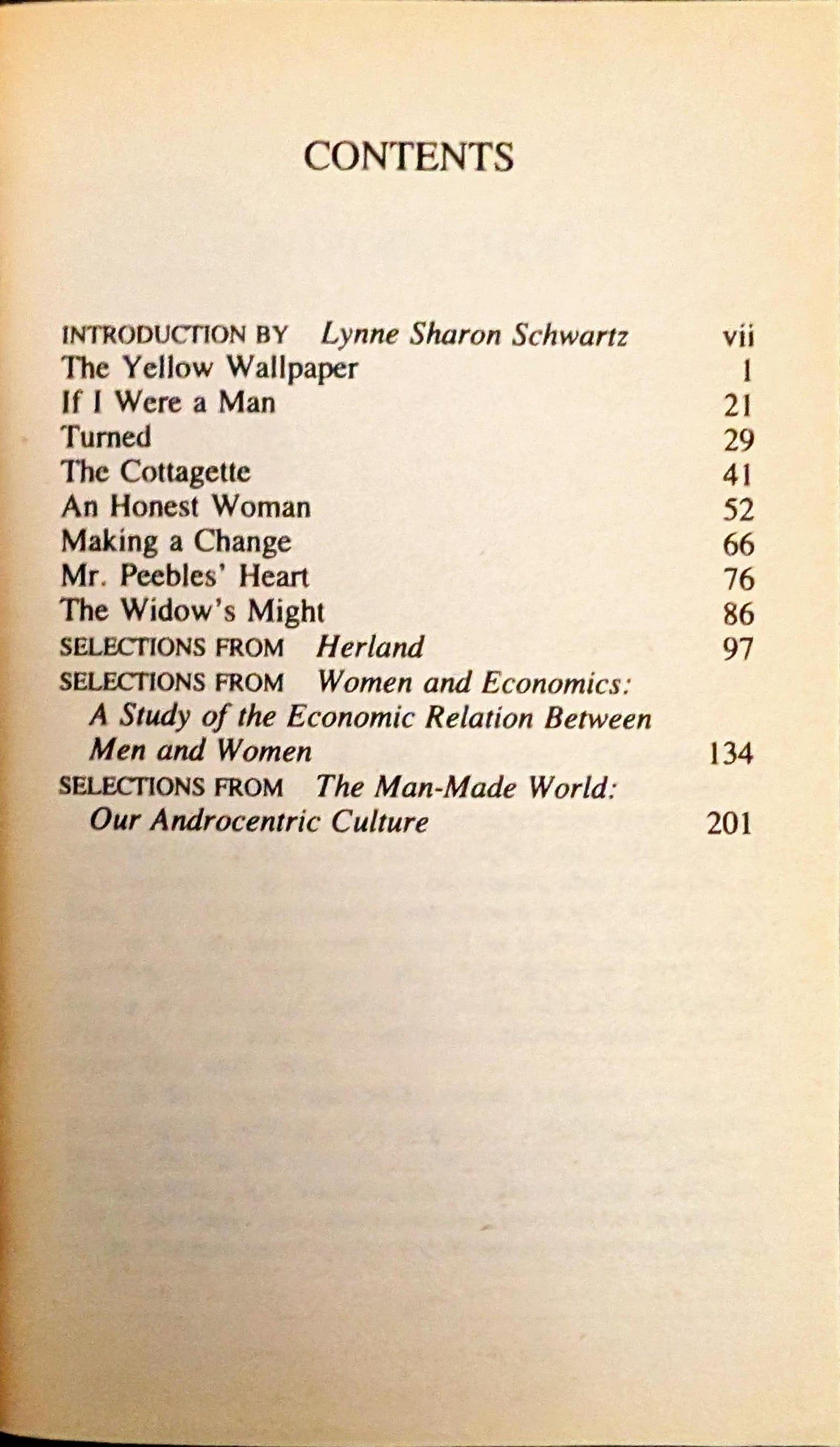 The Yellow Wallpaper and Other Writings by Charlotte Perkins Gilman