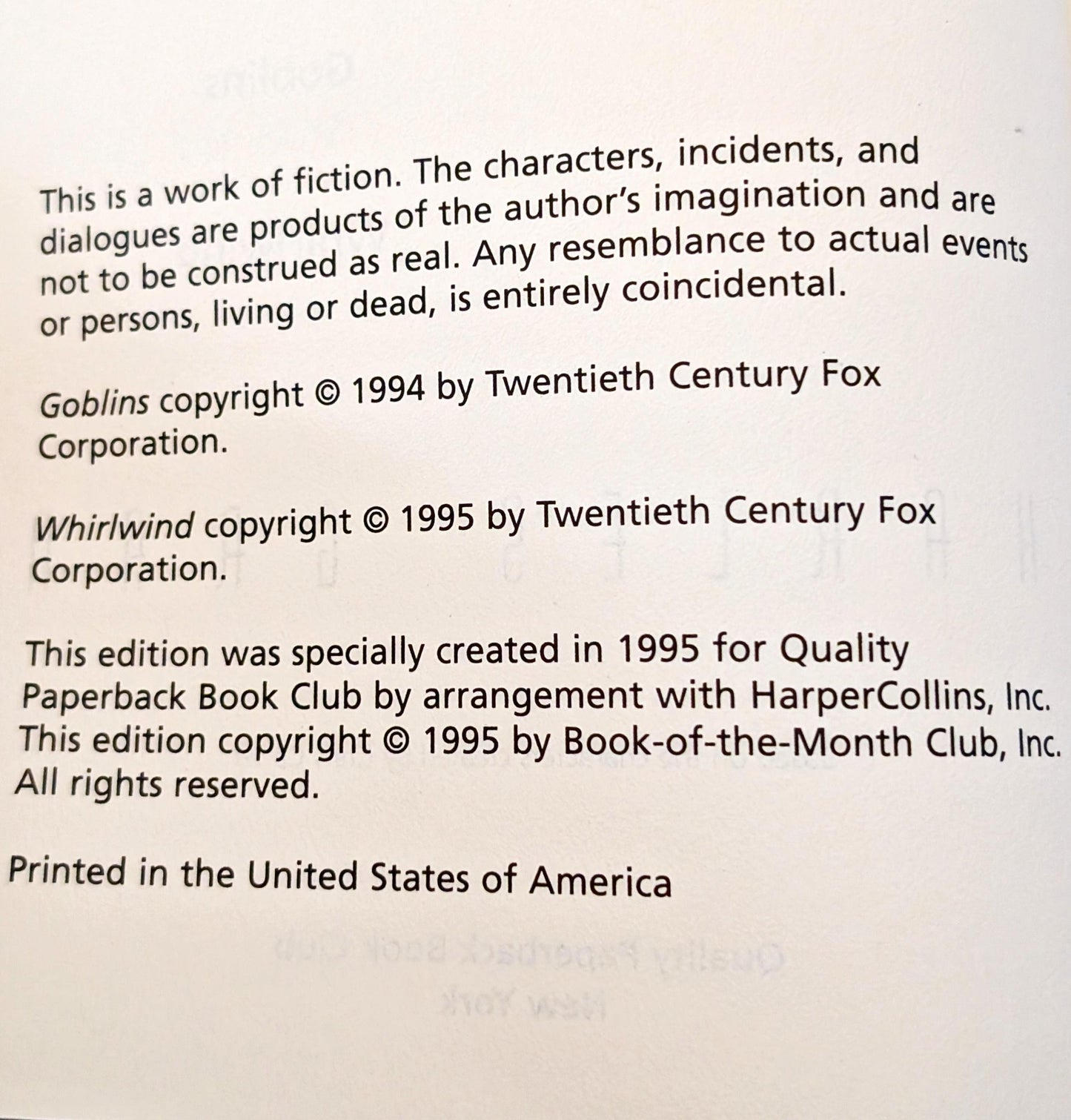 The X-Files: Goblins/Whirlwind by Charles Grant