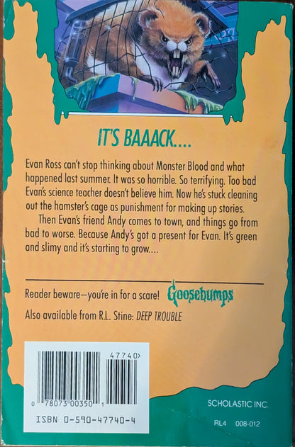 Monster Blood II (Goosebumps #18) by R.L Stine
