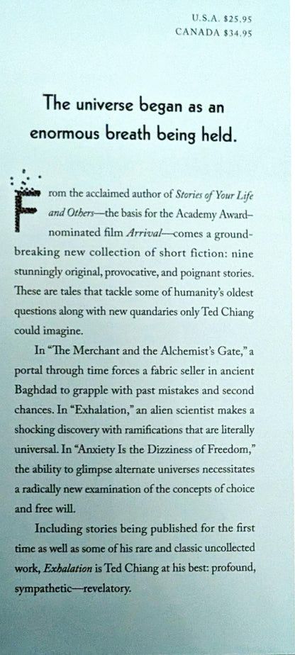Exhalation: Stories by Ted Chiang
