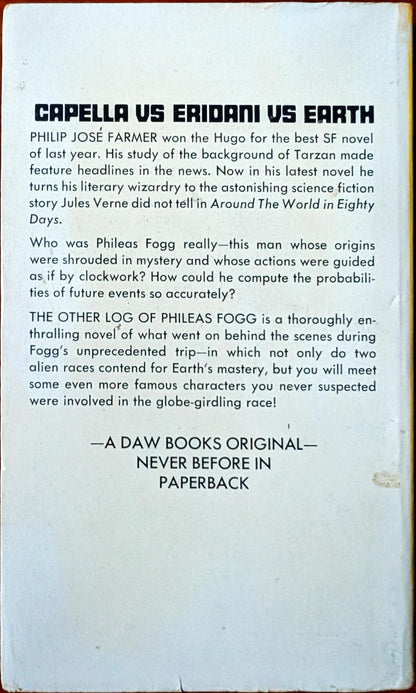 The Other Log Of Phileas Fogg by Philip Josè Farmer