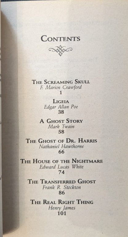 The Screaming Skull and Other Great American Ghost Stories edited by David G. Hartwell