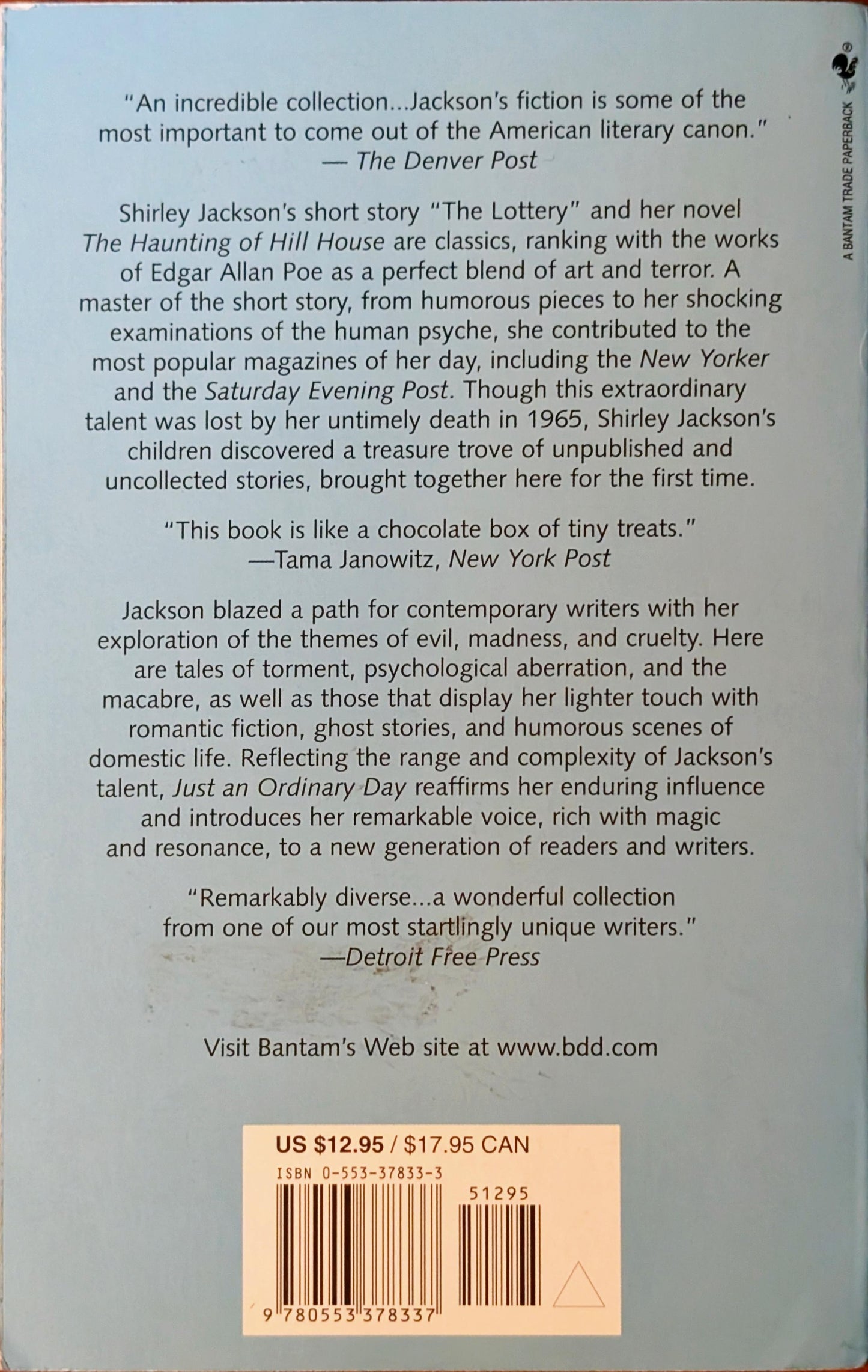 Just an Ordinary Day by Shirley Jackson