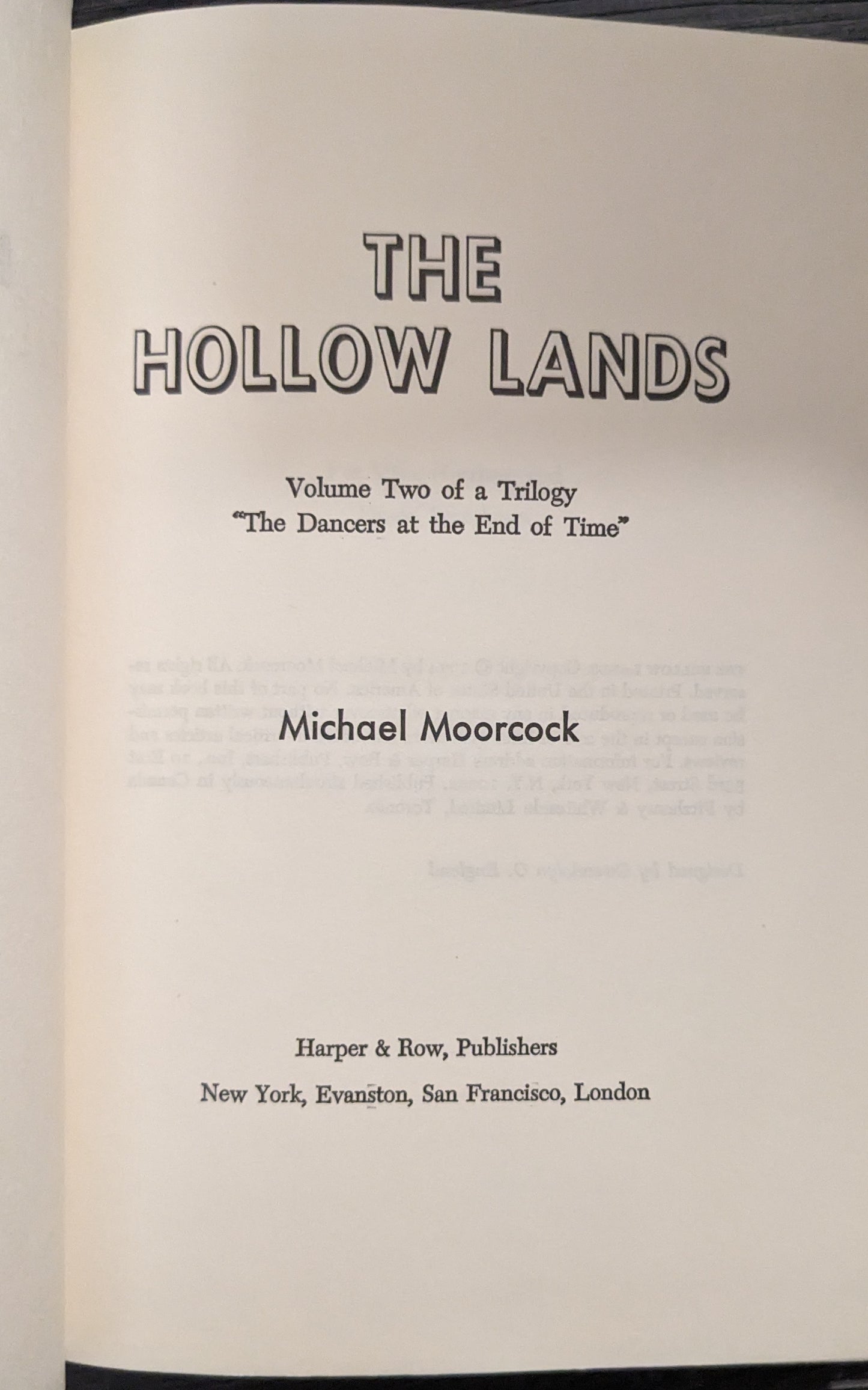 The Hollow Lands by Michael Moorcock