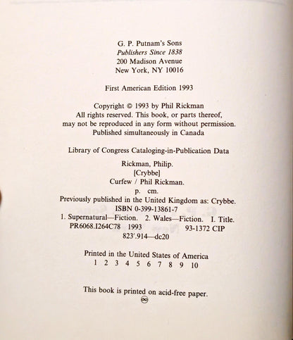 The Curfew by Phil Rickman