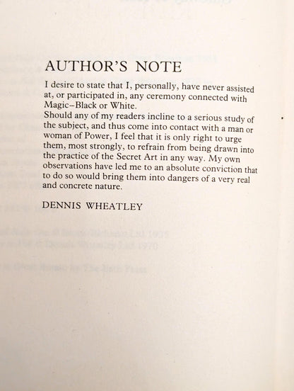 The Devil Rides Out and Gateway to Hell by Dennis Wheatley