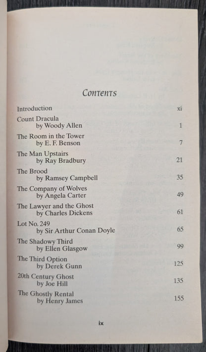 Vampires, Zombies, Werewolves, and Ghosts edited by Barbara H. Solomon and Eileen Panetta