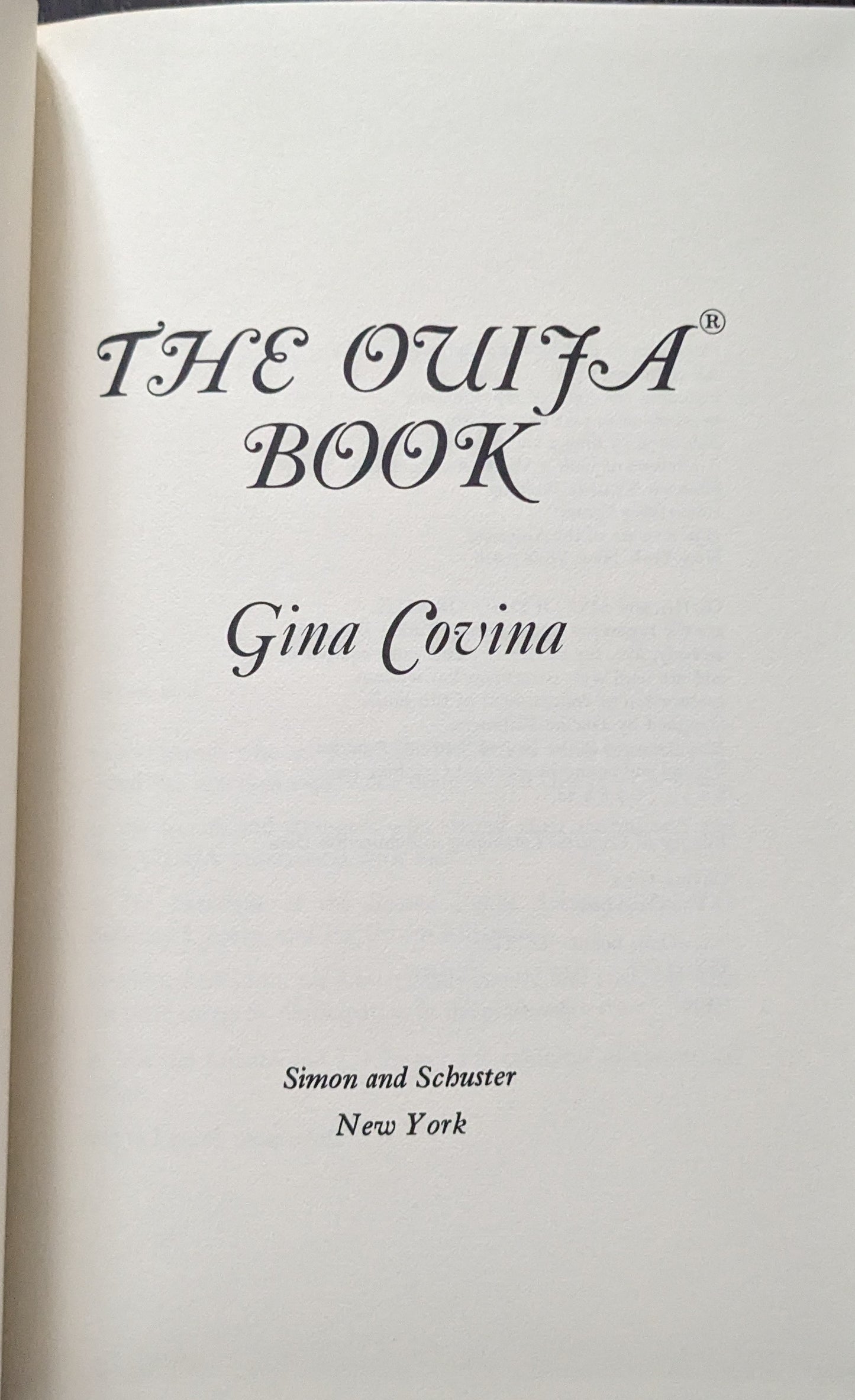 The Ouija Book by Gina Covina