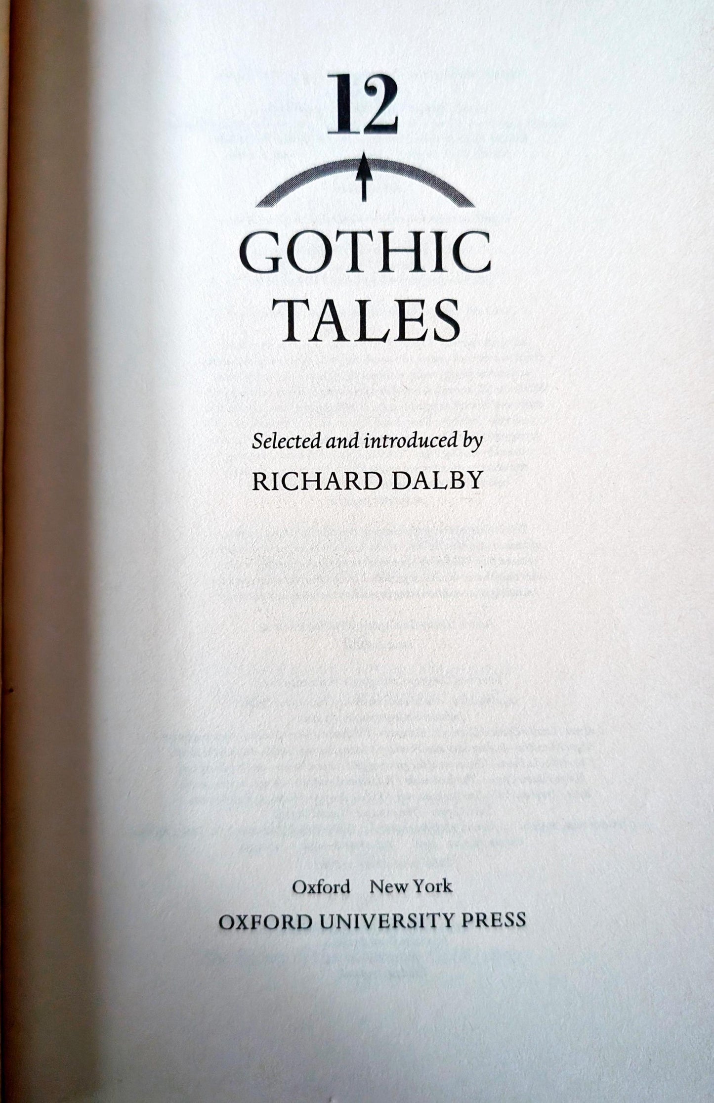 12 Gothic Tales selected and introduced by Richard Dalby
