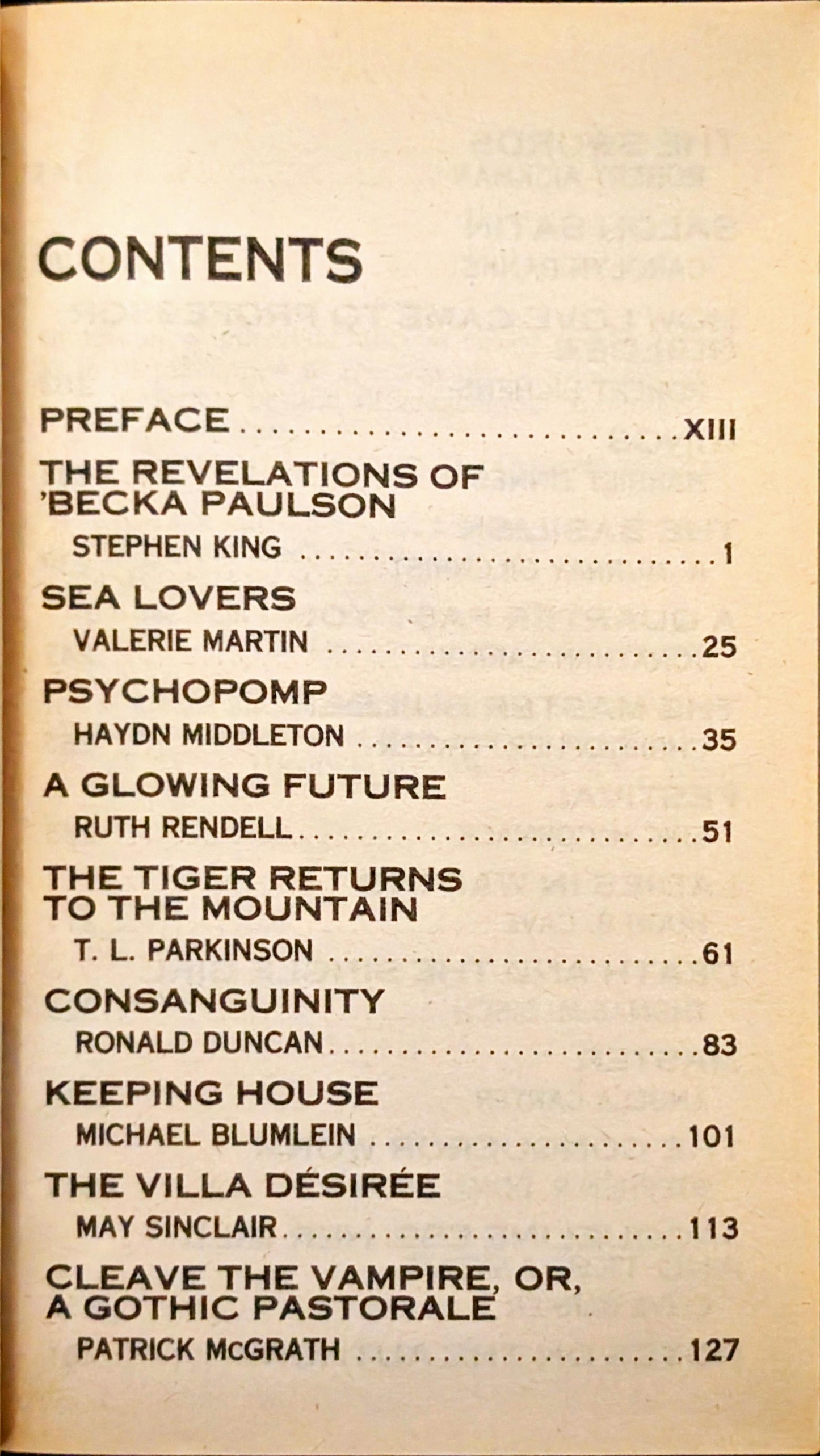 I Shudder at Your Touch: 22 Tales of Sex and Horror edited by Michelle Slung