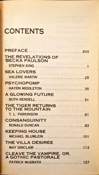 I Shudder at Your Touch: 22 Tales of Sex and Horror edited by Michelle Slung