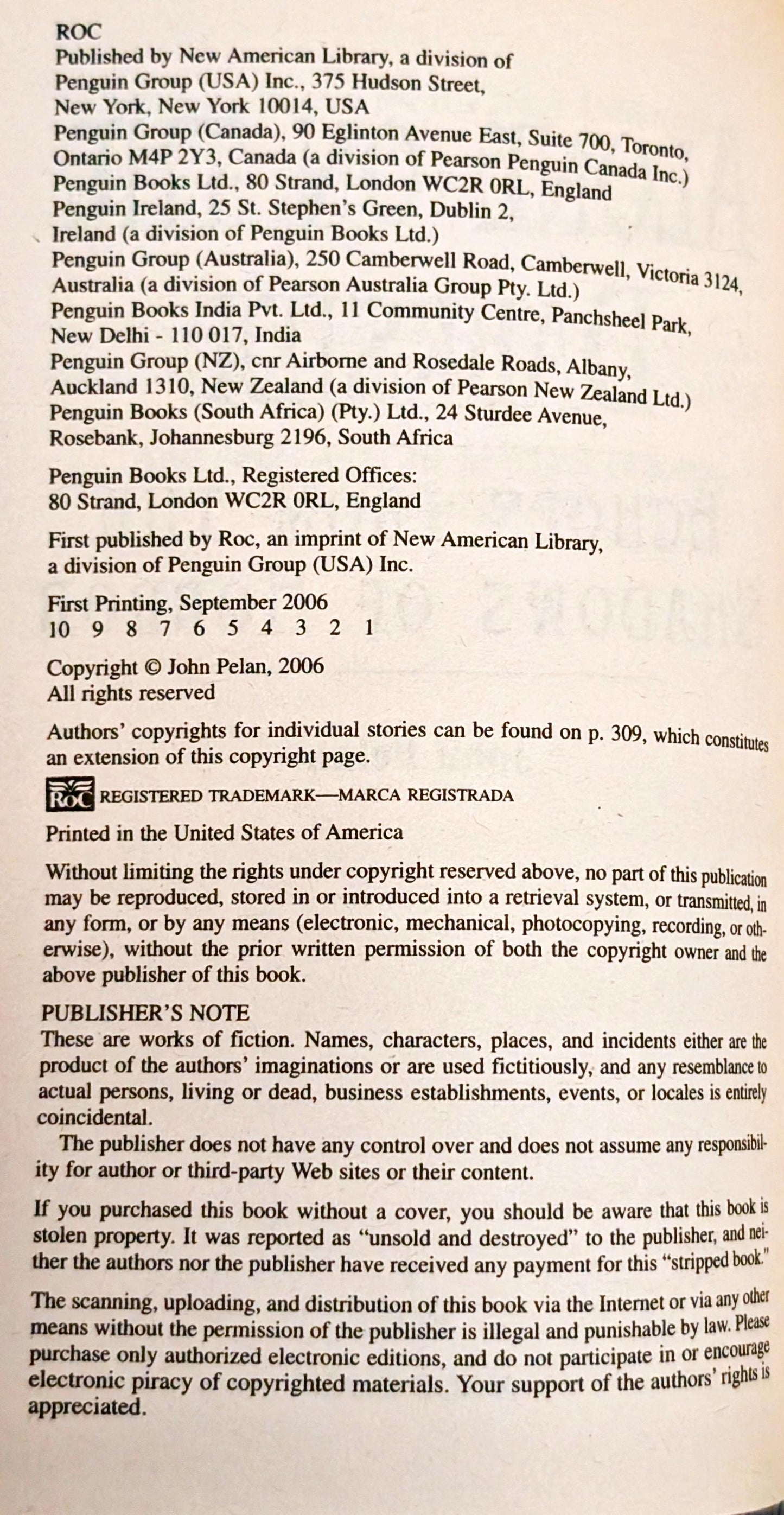 Alone on the Darkside: Echoes from the Shadows of Horror edited by John Pelan