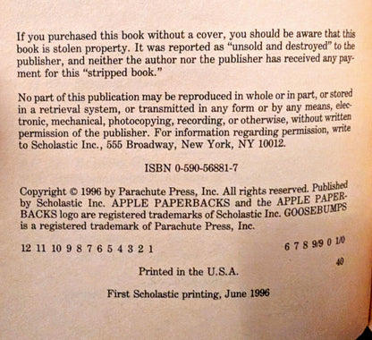 Say Cheese and Die (Goosebumps #44) - Again! By R.L Stine