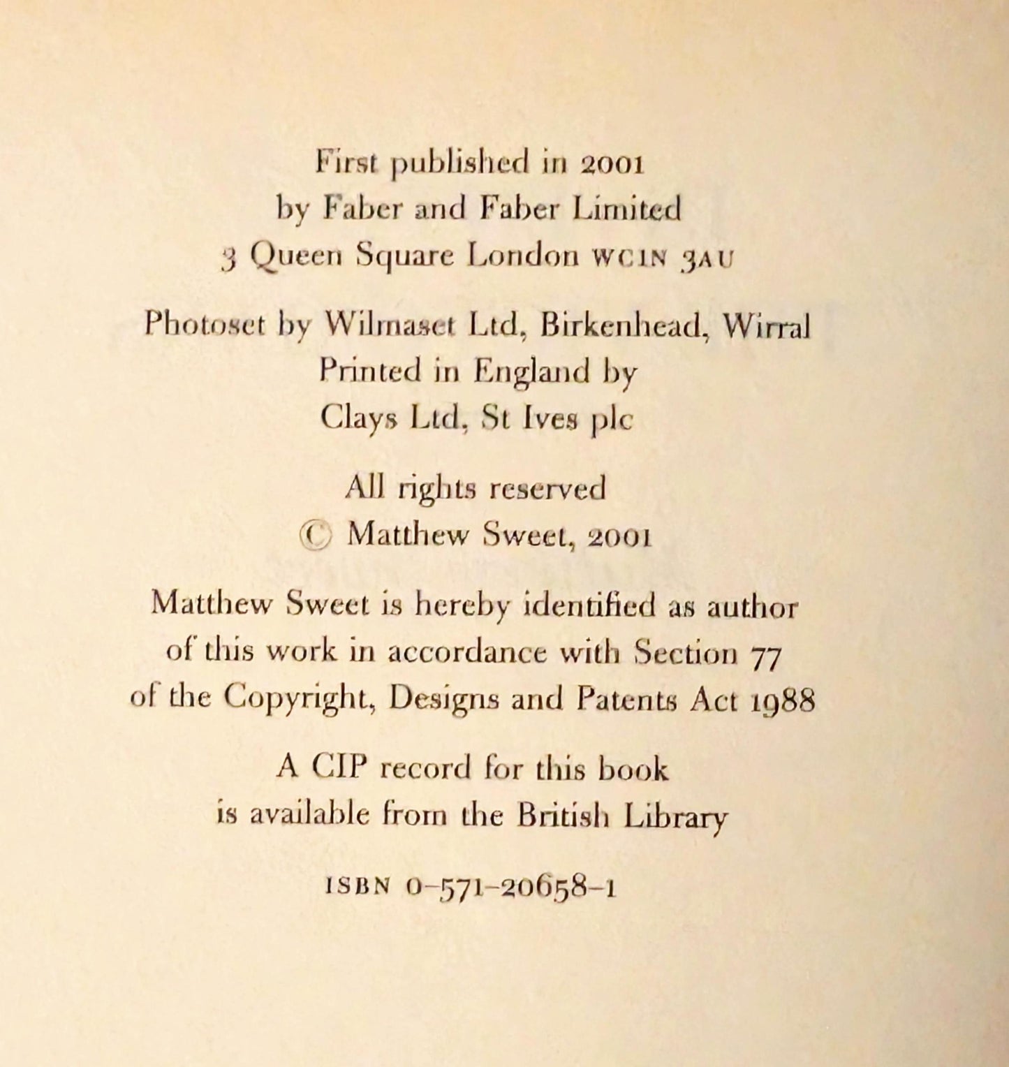 Inventing the Victorians by Matthew Sweet