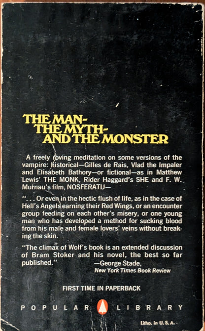 A Dream of Dracula: In Search of the Living Dead by Leonard Wolf