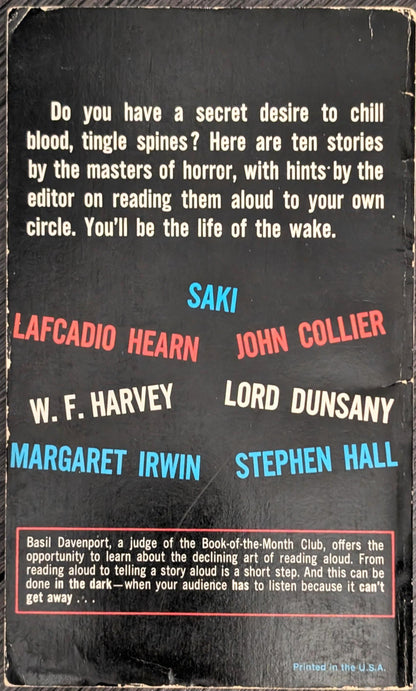 Tales to Be Told in the Dark edited by Basil Davenport