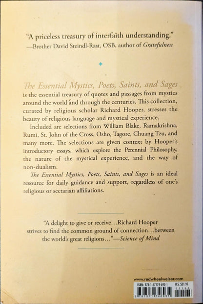 The Essential Mystics, Poets, Saints and Sages: A Wisdom Treasury by Richard Hooper