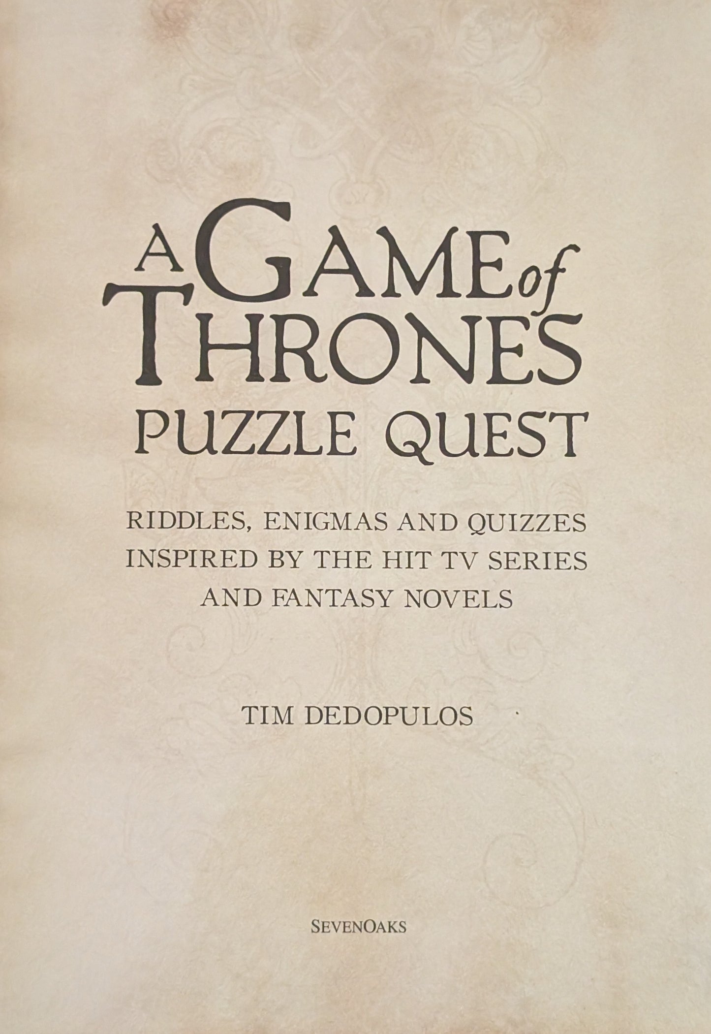 A Game of Thrones Puzzle Quest by Tim Dedopulos