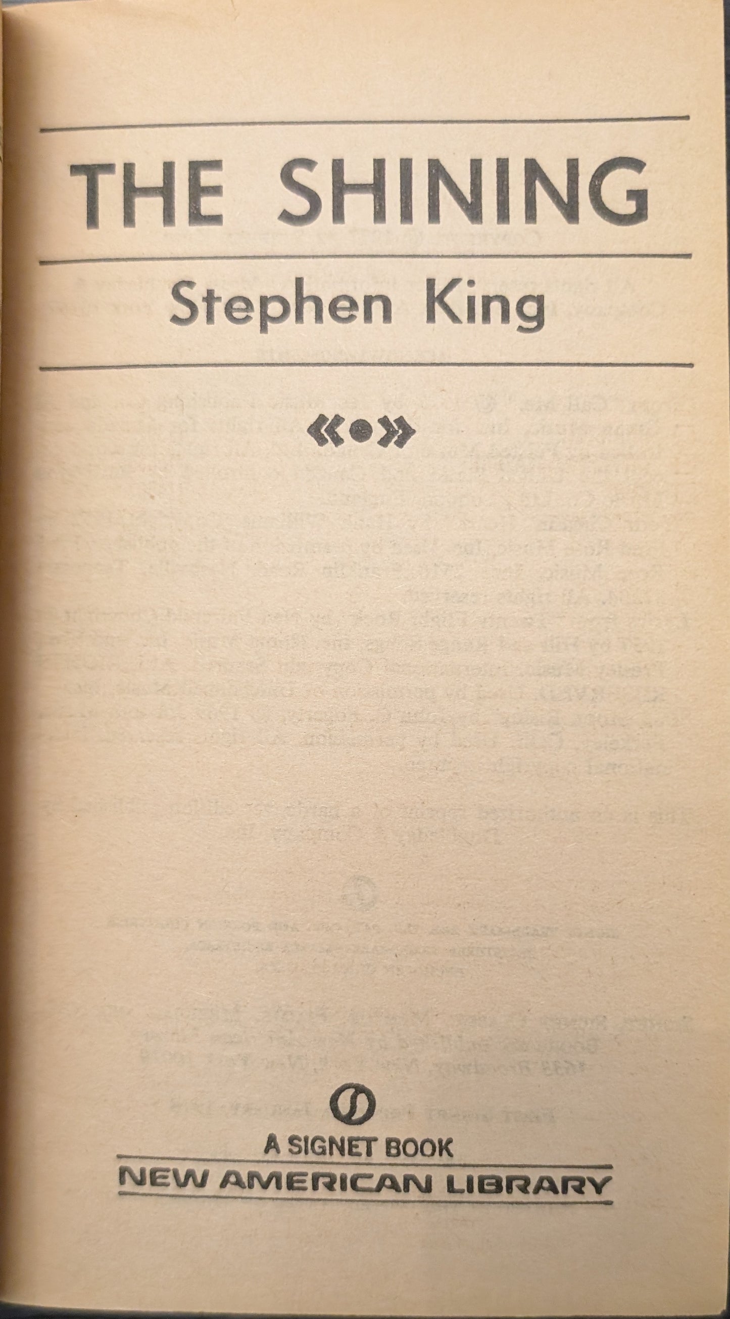 The Shining by Stephen King