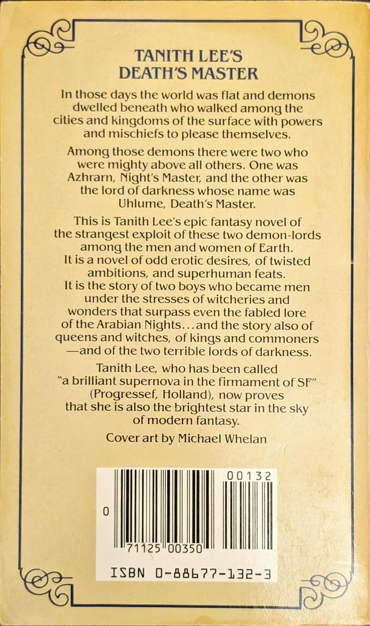 Death's Master: Tales from the Flat Earth Book Two by Tanith Lee
