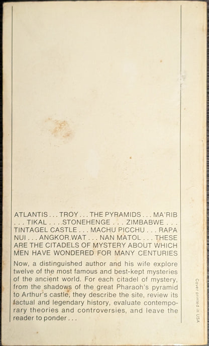 Citadels of Mystery by L.Sprague de Camp and Catherine C. de Camp