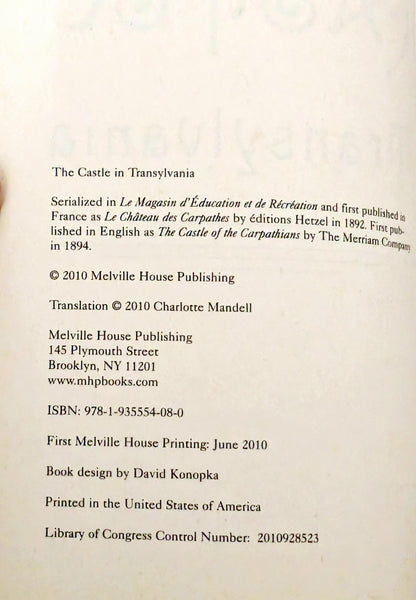 The Castle of Transylvania by Jules Verne