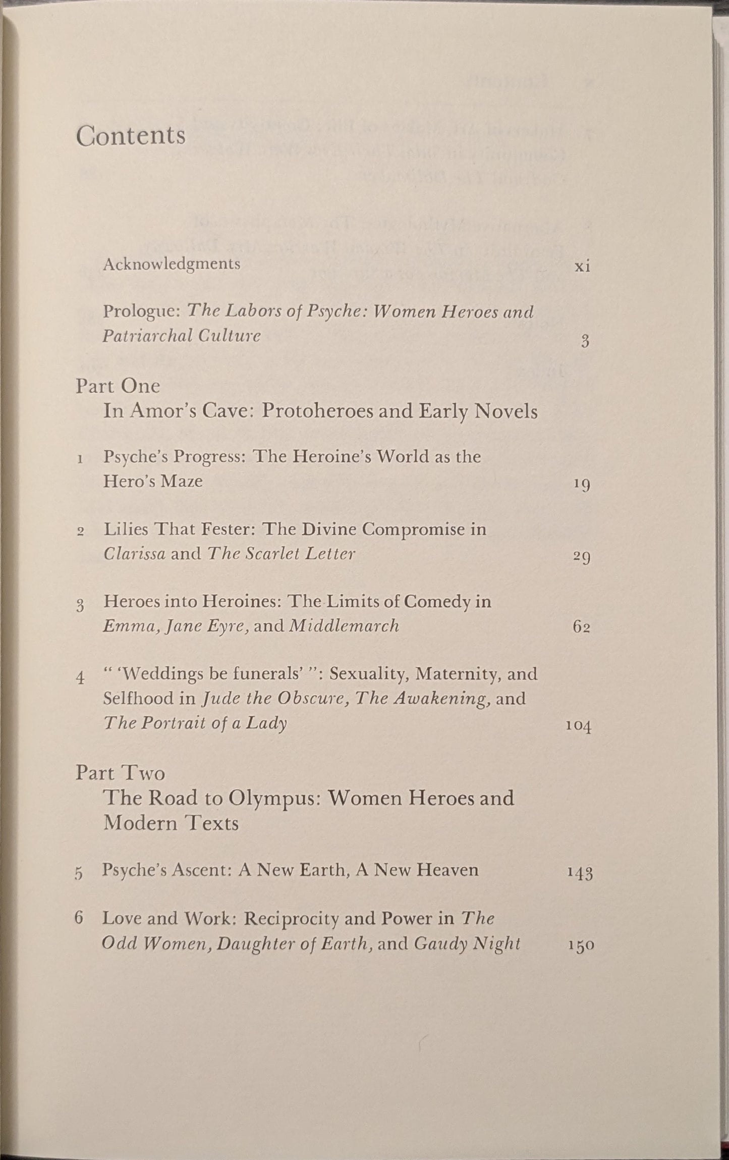 Psyche as Hero: Female Heroism and Fictional Form by Lee R. Edwards